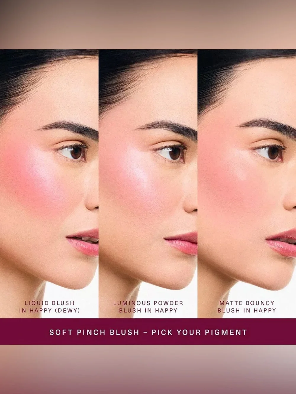 Rare Beauty Faith Soft Pinch Liquid Blush- matte deep berry, pigmented, vegan